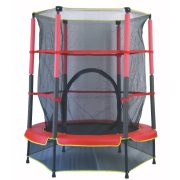 Capetan®Kiddy Jump 140cm trampolin sa zaštitnom mrežom i donjim sigurnosnim pokrivačem (suknjom)