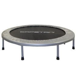   Capetan® Fit Fly Silver To Fold sklopivi trampolin 122cm, sa srebrnasto sivom spužvom za zaštitu opruga, kapacitet opterećenja 200kg