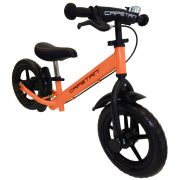   Capetan®Neptun Narančasta bicikla/guralica sa kočnicom, blatobranom i zvončićem sa 12“ kotača - dječja bicikla bez pedala.