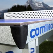 Cornilleau 510 Mat Top stol za stolni tenis u vansjkom prostoru, otporan na vremenske uvjete, za javne površine i zajedničko korištenje (PLAVE BOJE)