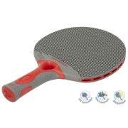Cornilleau Tacteo 50 reketi za vanjski prostor sivi/crveni Cornilleau Tacteo 50 reketi za vanjski prostor sivi/crveni