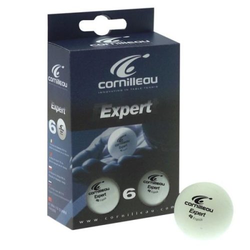 Cornilleau Expert White 6 komada pingpong loptica  (narančasta)