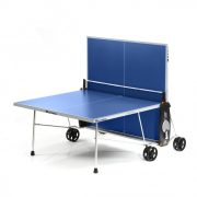   Cornilleau Crossover 100  Outdoor PLAVI Vanjski stol za ping pong s nožicom za niveliranje, mogućnost odabira solo igranja