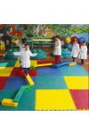 Predškolski set za balansiranje sa šarenim paletama, element za balansiranje u obliku mosta, pribor za vježbanje s preprekom