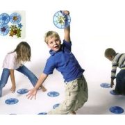   Kamen za hodanje od mekane gel-gume, serija u plavoj boji, set od 4 komada – Gonge za razvoj pokreta
