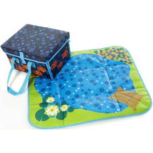 Akvarij tepih za igru sa ribicama – Gonge, služi i kao prijenosna torba/torba za igračke