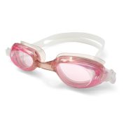   Dječje naočale za plivanje GH, roza boje, sa silikonskom trakom i blago obojanom lećom
