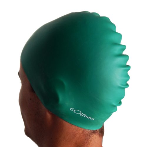 Silikonska kapa za plivanje, zelena
