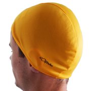 Poliesterska kapa za plivanje, žuta, elastični tekstil