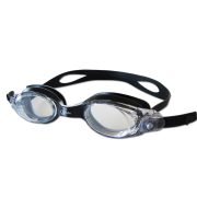   Silikonske naočale za plivanje London, antifog, za odrasle – Crni okvir prozirne leće