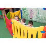 Element ograde za razdvajanje prostora 120x92x6 cm, plastika Element ograde za razdvajanje prostora 120x92x6 cm, plastika