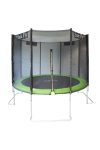 Capetan® Safe Fly sa ekstra stabilnim nogama, premium sigurnosni trampolin sa sigurnosnom mrežom promjera 366 cm