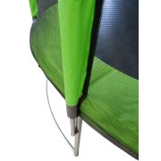 Capetan®Modern Fly sa zakrivljenom strukturom nogu protiv prevrtanja promjera 305 cm, trampolin za vanjsku upotrebu, sa PVC stupovima za držanje mreže,  ekstra visokom zaštitnom mrežom i visokom površinom skakanja