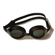   Malmsten Aqtiv naočale za plivanje za odrasle , crni okvir, leća dimnosive boje , u futroli sa zip zatvaračem 