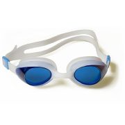   Malmsten Aqtiv naočale za plivanje za odrasle, leća plave boje, okvir bijeli, u futroli sa patent zatvaračem
