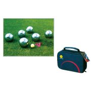 Petanque metalni set za boćanje sa futrolom 6kom kromirane kuglice 1kom drvene kugle za ciljanje Petanque metalni set za boćanje sa futrolom 6kom kromirane kuglice 1kom drvene kugle za ciljanje