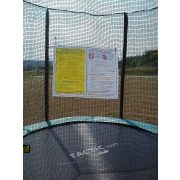 Capetan® Olive trampolin sa 25% povećanim brojem opruga, 2,44 m promjera s zaštitnom mrežom, nosivosti 180 kg, opruge 60kom - Zbog povećanog broja opruga, najtrajniji trampolin
