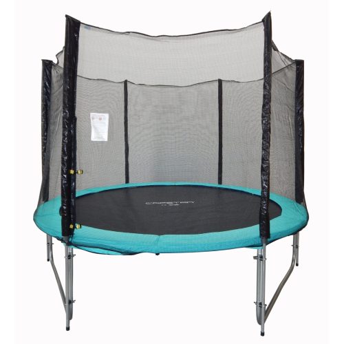Trampolin Capetan® Selector 305cm promj.specijalno pričvršćivanje okvira T-elementom ojačan trampolin s iznimno visokom zaštitnom mrežom,debelom spužvom, visokom 80 cm skakačkom površinom
