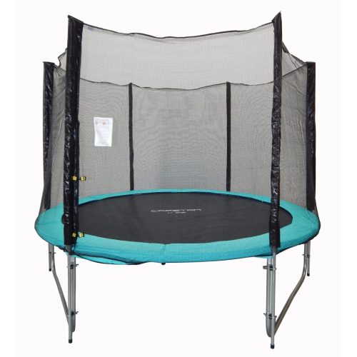 Trampolin Capetan® Selector 366cm promj.specijalno pričvršćivanje okvira T-elementom ojačan trampolin s iznimno visokom zaštitnom mrežom,debelom spužvom, visokom 80 cm skakačkom površinom