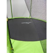 Capetan® Omega trampolin promjera 244 cm sa zaštitnom mrežom,u Lime boji - ojačana konstrukcija, trampolin s sigurnosnom mrežom, 2cm debela spužva za zaštitu opruga