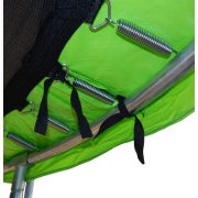Capetan® 244 cm promj.Lime Zelene boje PVC trampolin štitnik opruga sa spužvom debljine 20 mm, zaštitna površina opruge od 26 cm.unutarnja spužva širine 23-24 cm