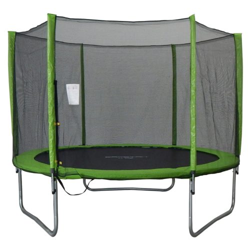 Capetan® Omega trampolin 183cm promjera sa sigurnosnom mrežom Lime Zelene boje 