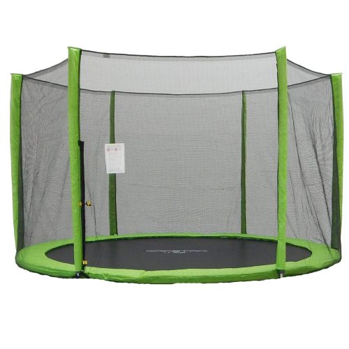 Capetan® 244 cm trampolin, zaštitna mreža za Selector Lime i Omega Lime trampolin  s jastučnicom za stupove neon boje za modele sa 6 stupa  