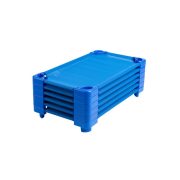 KREVET ZA DJEČJI VRTIĆTACTIC COLOR - POVIŠENI PLASTIČNI NASADNI KREVET ZA DJEČJI VRTIĆ X (133X58X15CM) PLAVI KREVET ZA DJEČJI VRTIĆTACTIC COLOR - POVIŠENI PLASTIČNI NASADNI KREVET ZA DJEČJI VRTIĆ X (133X58X15CM) PLAVI