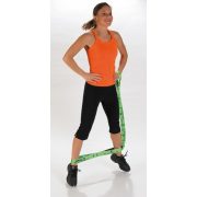 Elastiband® fitness pojačalo  Gumeni Multiremen, gumirani remen srednje čvrstoće elastiband tekstilna traka,duga zelena 10kg otpornost, srednja 110x4cm