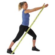 Elastiband® Fitness pojačalo gumeni remen srednja čvrstoća, 8x10cm prošiveni razdjeljak, žuta, 10kg otpor, srednje 80x4cm