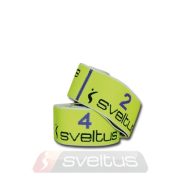 Elastiband® Fitness pojačalo gumeni remen srednja čvrstoća, 8x10cm prošiveni razdjeljak, žuta, 10kg otpor, srednje 80x4cm