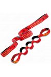 Elastiband® pojačalo za fitness gumeni remen Maxi dugi, crveni, 10kg srednji otpor, 110x4cm, 5 komada 22cm sekcije