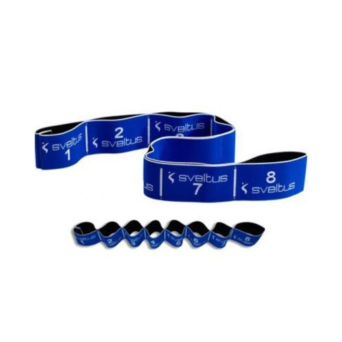 Elastiband® gumeni remen pojačalo za fitness, plavi 20kg snažan otpor, 8 odjeljka, 80x6cm