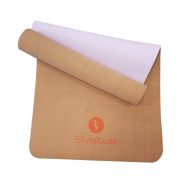 Joga tepih od pluta (joga mat 180x61x0,4 cm, pluta / ljubičasta površina Joga tepih od pluta (joga mat 180x61x0,4 cm, pluta / ljubičasta površina