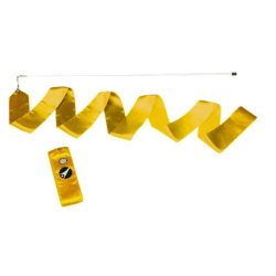   Tactic Sport 6 m duga traka za ritmičku gimnastiku i palica- žute boje 