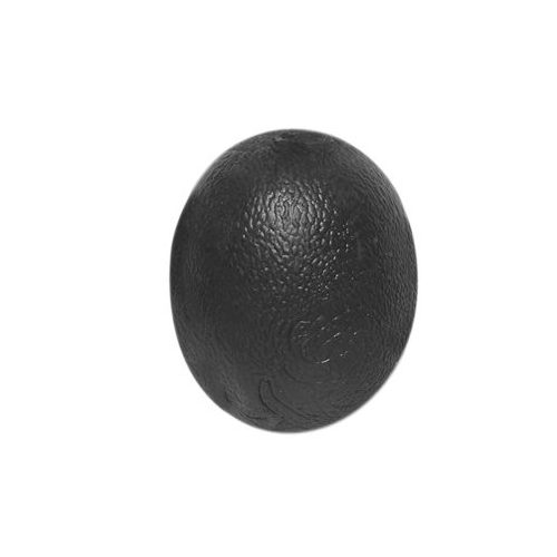 Loptica za vježbanje ruke, stres loptica sa gelom(oblik jaja)(kom) – ekstra jaka, crna