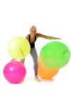 Fitball gimnastička lopta 65 cm NEON ORANGE boja, standardni sjajni materijal
