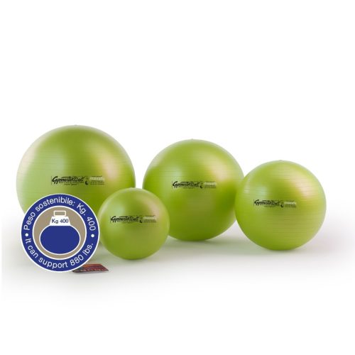 Fitball gimnastička lopta maxafe, 65 cm - zelena, ABS sigurnosni materijal