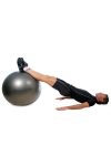Fitball gimnastička lopta Pezzi maxafe, 75 cm, antracit siva, ABS sigurnosni materijal