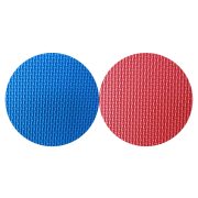 Capetan® Floor Line 100x100x4cm crveni / plavi puzzle tatami tepih sa zaštitnim rubom