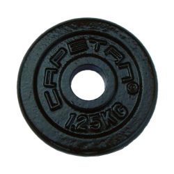   Capetan® 1,25kg čelični utegni disk s čekićnim lakom, s promjerom rupe 31mm