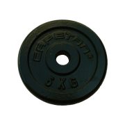   Capetan® 5kg čelični utegni disk s čekićnim lakom, s promjerom rupe 31mm