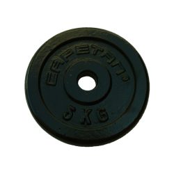   Capetan® 5kg čelični utegni disk s čekićnim lakom, s promjerom rupe 31mm