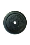 Capetan® 10kg čelični utegni disk s čekićnim lakom, s promjerom rupe 31mm