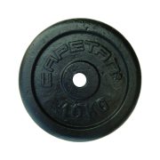   Capetan® 10kg čelični utegni disk s čekićnim lakom, s promjerom rupe 31mm