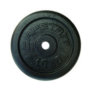 Capetan® 10kg čelični utegni disk s čekićnim lakom, s promjerom rupe 31mm Capetan® 10kg čelični utegni disk s čekićnim lakom, s promjerom rupe 31mm