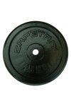 Capetan® 15kg čelični utegni disk s čekićnim lakom, s promjerom rupe 31mm