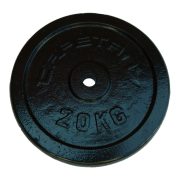Capetan®20kg čelični utegni disk s čekićnim lakom, s promjerom rupe 31mm- kromirani utegni disk Capetan®20kg čelični utegni disk s čekićnim lakom, s promjerom rupe 31mm- kromirani utegni disk