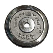   Capetan® 10kg kromirani utegni disk s promjerom rupe 31mm- kromirani utegni disk