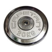 Capetan® 20kg kromirani utegni disk s promjerom rupe 31mm- kromirani utegni disk Capetan® 20kg kromirani utegni disk s promjerom rupe 31mm- kromirani utegni disk